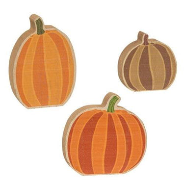 3 Set Chunky Pumpkin Sitters - The Fox Decor